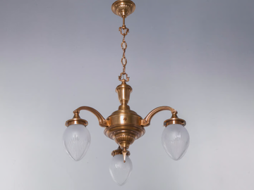 BRATISLAVA 3 - Brass chandelier by Patinas Lighting - view 2